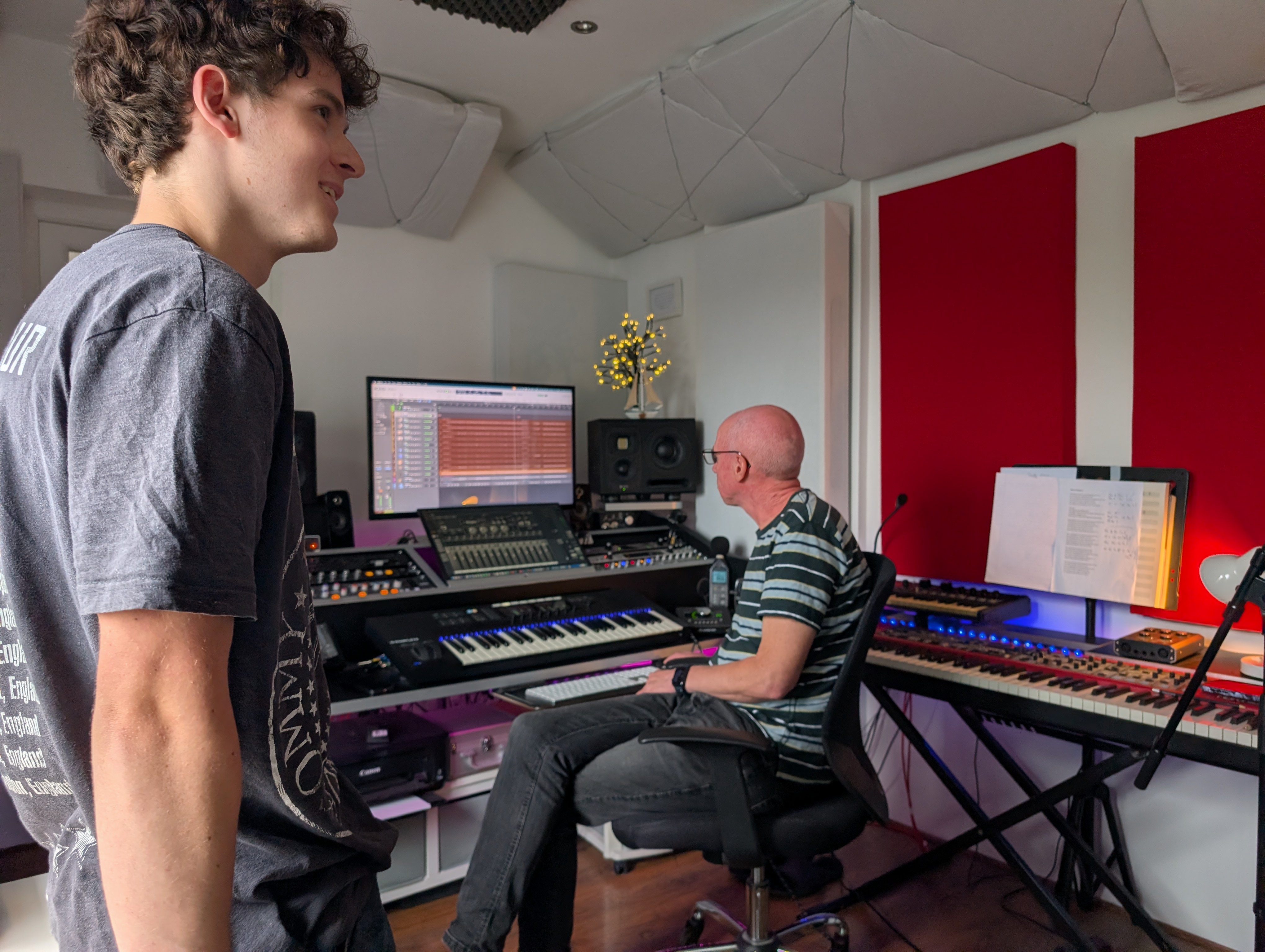 Recording session in Brighton